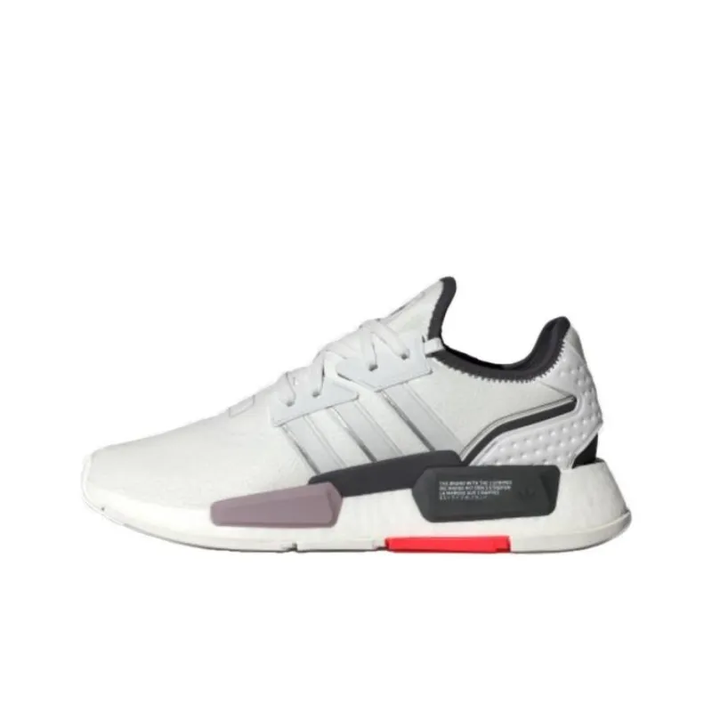 Adidas Nmd G1 Crystal White Grey Solar Red-0