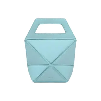 YEE SI Cow Leather Handbag Women's Blue