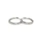 S925 Silver Couple Ring [White]