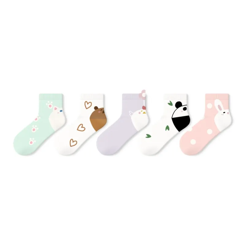 Primeet Ankle Socks Women's 5 Pack-12