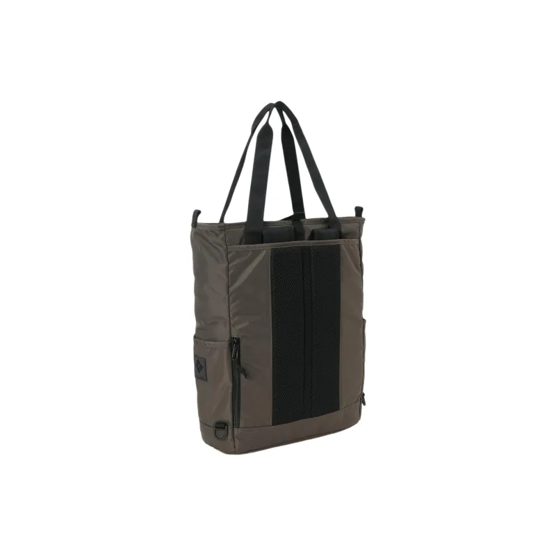 Columbia Nylon Tote Bag Shopping Bag Handbag Unisex Tan-3
