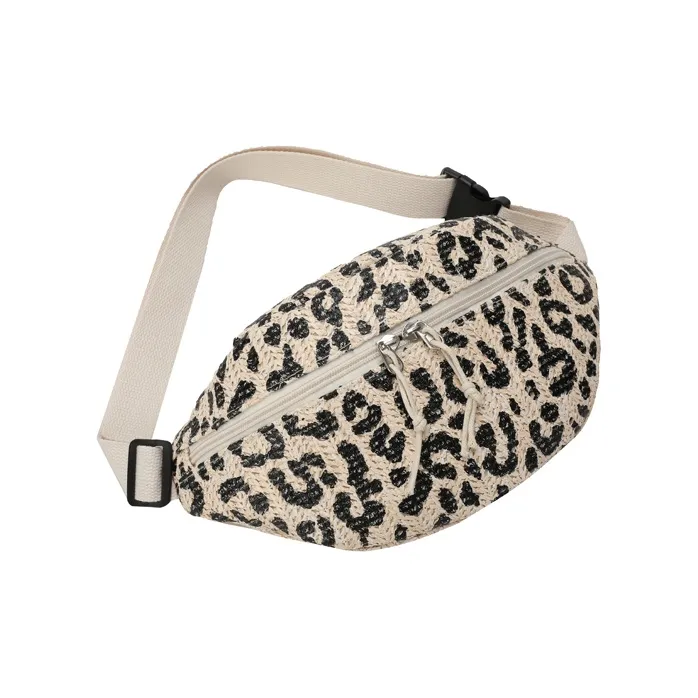 MOK Straw Woven Sling Bag Unisex-7