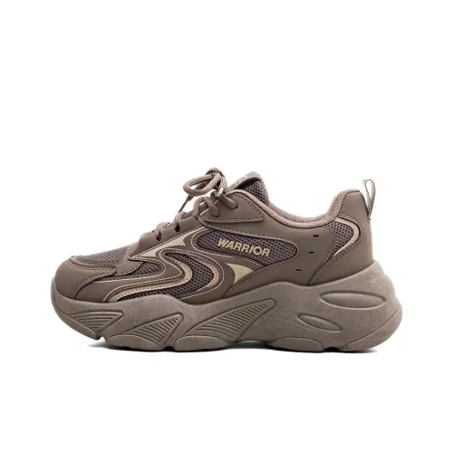 Warrior Cushioning Anti Slip And Wear Resistant Coverage Height Increasing Low Top Chunky Sneakers Women's