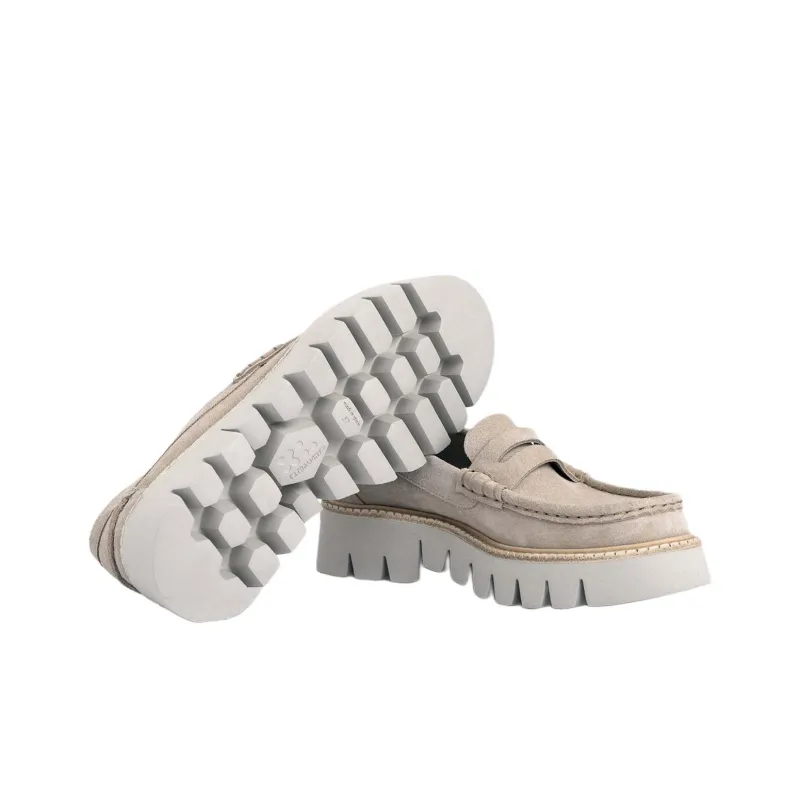 Pedro García Sebas Loafers 3.5cm Women's Beige-4