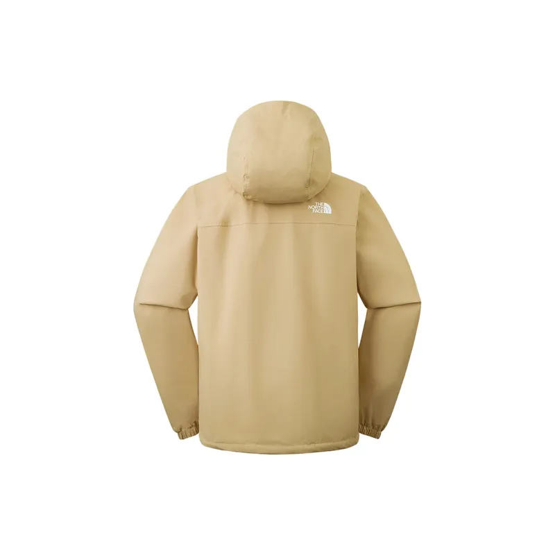 THE NORTH FACE Outdoor Hiking Waterproof, Windproof, Breathable, Water Repellent Windbreaker Jacket Unisex Khaki-1