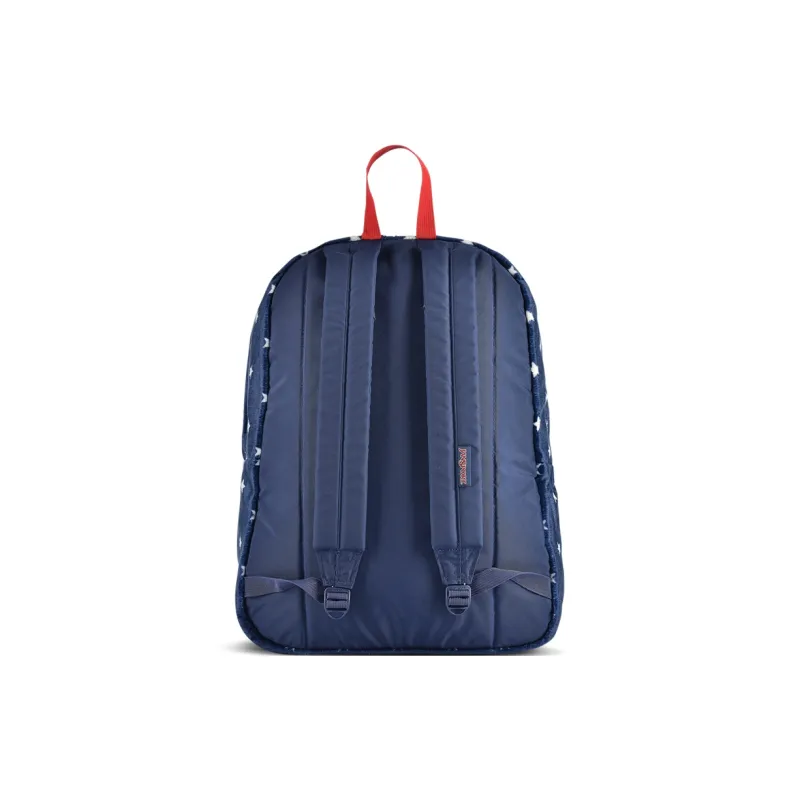 JanSport Fabric Backpack Regular Unisex Blue Background Stars-3