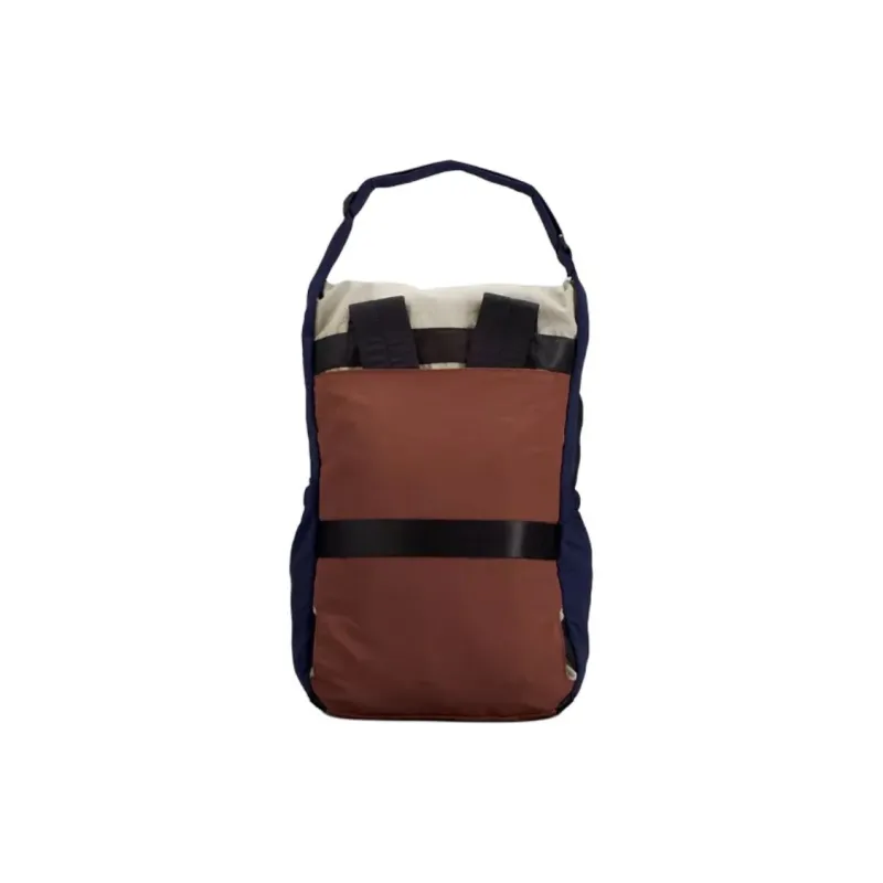 Lululemon Nylon Backpack Unisex Russet & Blue & Beige White-1