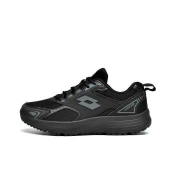 LOTTO Anti Slip Wear Resistant Low Top Carbon Plate Technology Marathon Running Shoes Men's Black