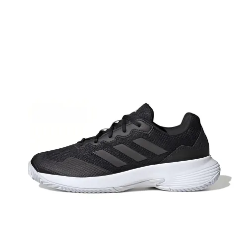 Adidas Gamecourt 2.0 Core Black Silver Metallic Women's