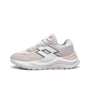 LOTTO Startled Tiger Cushioning Breathable Anti Slip And Wear Resistant Low Top Chunky Sneakers Women's Pink