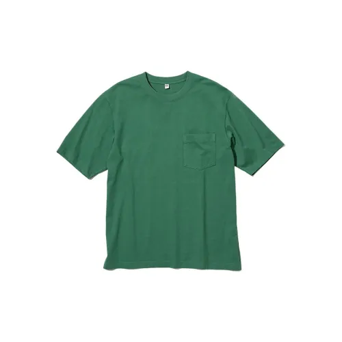 UNIQLO T-Shirts Unisex Turquoise