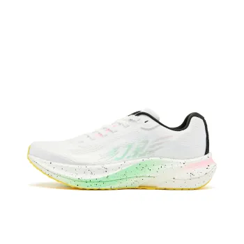QIAODAN Phantom Running Shoes Men Low-Top Jordan White Bright Pink