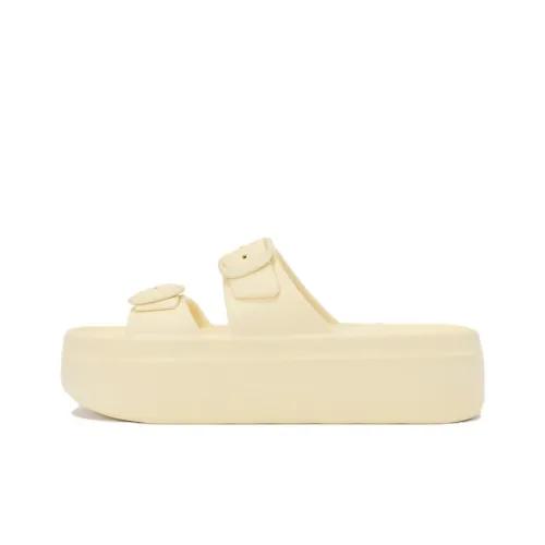 ZARA Slide Slippers Women's Beige