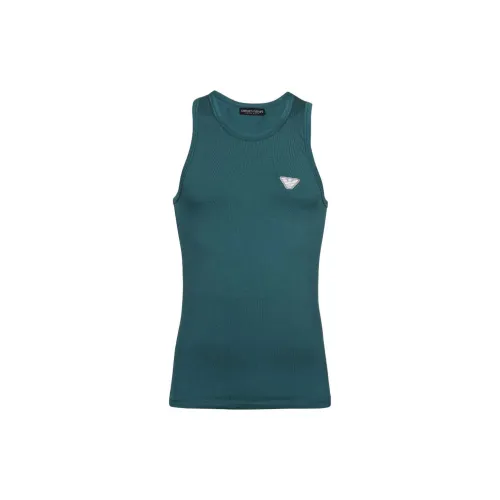 EMPORIO ARMANI Tank Tops Men Green