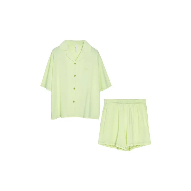 Red Beans At Home Pajama Set Women's-4