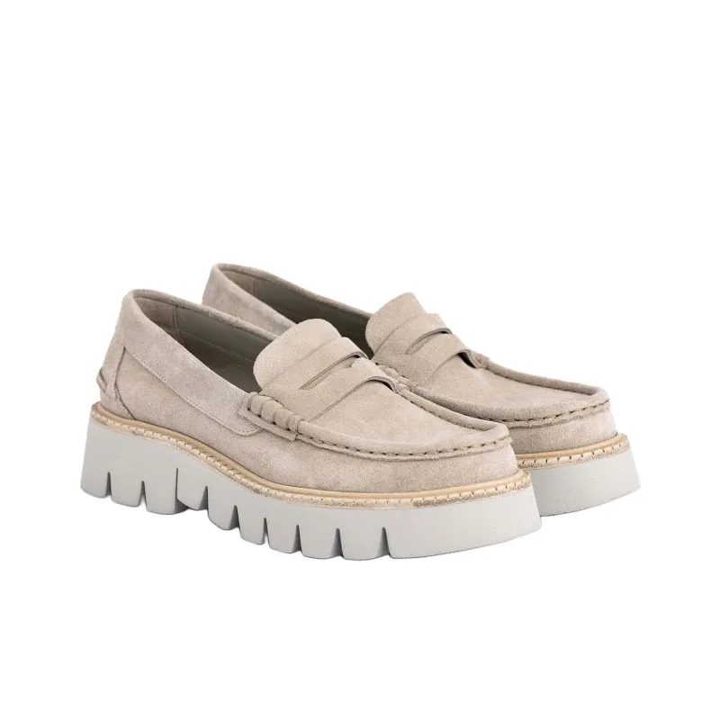 Pedro García Sebas Loafers 3.5cm Women's Beige-2