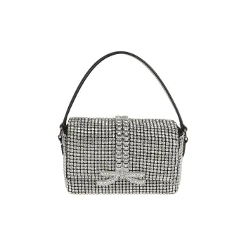 Self portrait Embellished Chainmail Micro Tote Bag