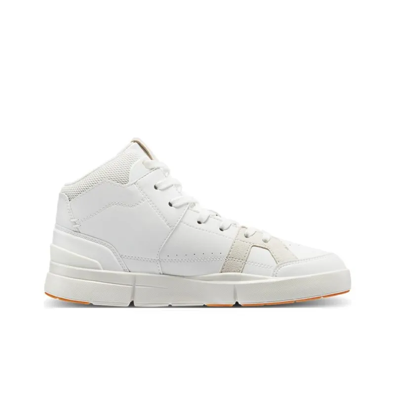 On ClubTHE ROGER Mid Top Casual Shoes Women's White-1