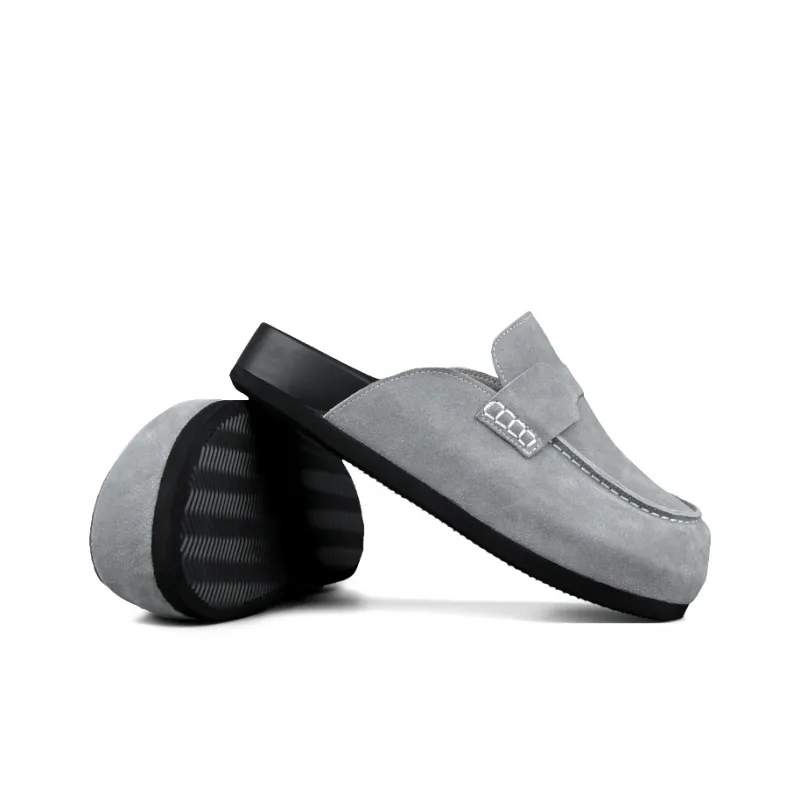 LOHAN·SIR Odor Resistant Abrasion Resistant Slip Resistant Wrap toe Slippers Unisex-53