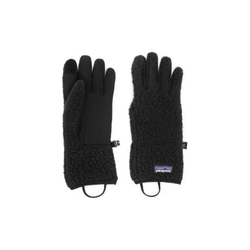 Patagonia Recycled Polyester Knit Gloves Women's Black-1