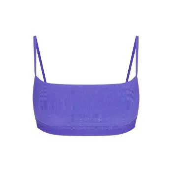 SKIMS SOFT LOUNGE STRAPPY SCOOP BRALETTE Bra Women's Tanzanite