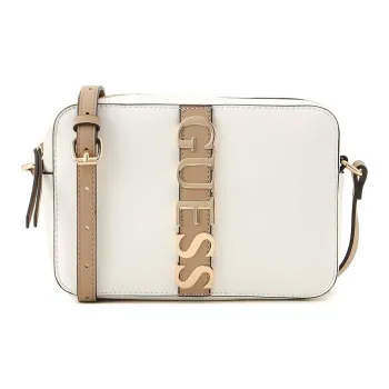 GUESS Polyurethane Camera Bag Shoulder Bag Crossbody Bag Women's White