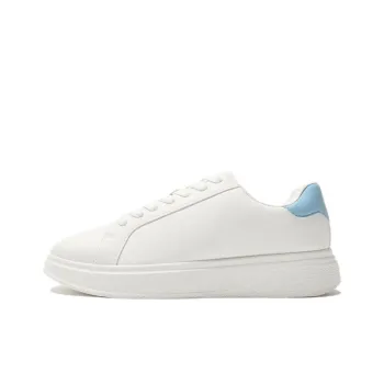 ZARA Wear resistant And Lightweight Low Top Skateboard Shoes Men's White Blue