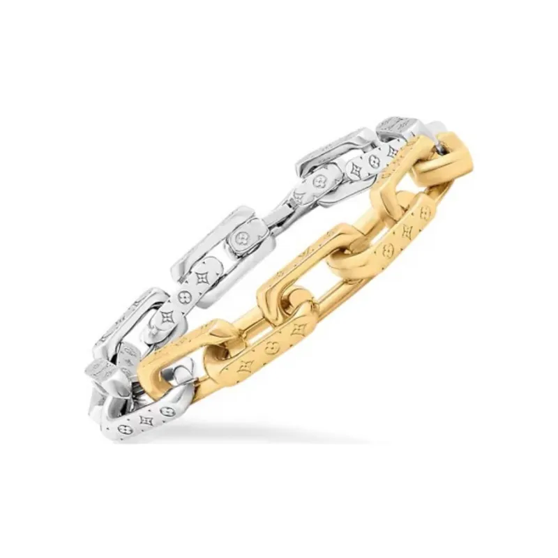 LOUIS VUITTON Monogram Chain Bracelet-2