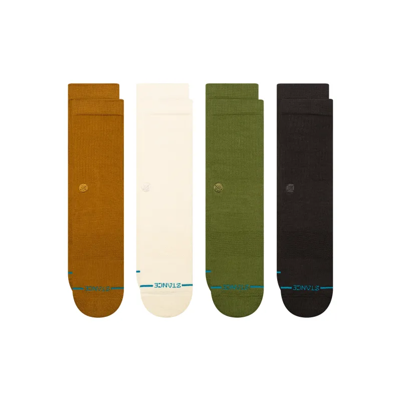 Stance Mid Calf Socks Unisex 4 Pack Mixed Color-0
