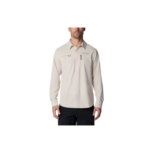 Columbia Summit Valley Shirts Men Off White