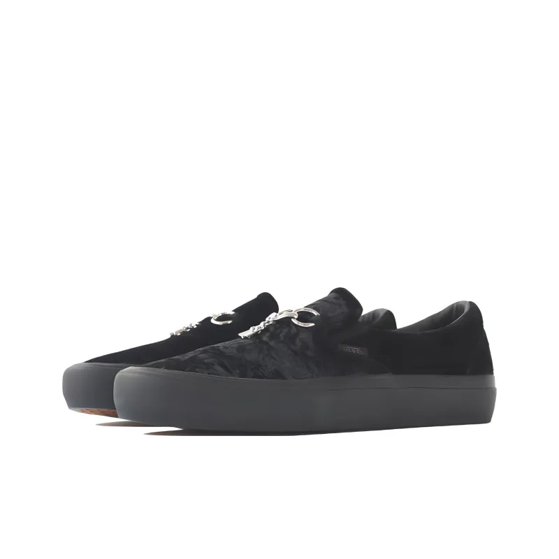 Vans Needles X Slip On 'Black Velvet'-2