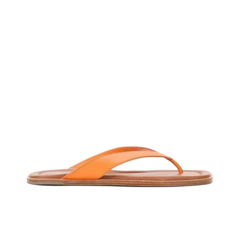 Staud Flip Flops Women's Orange-1