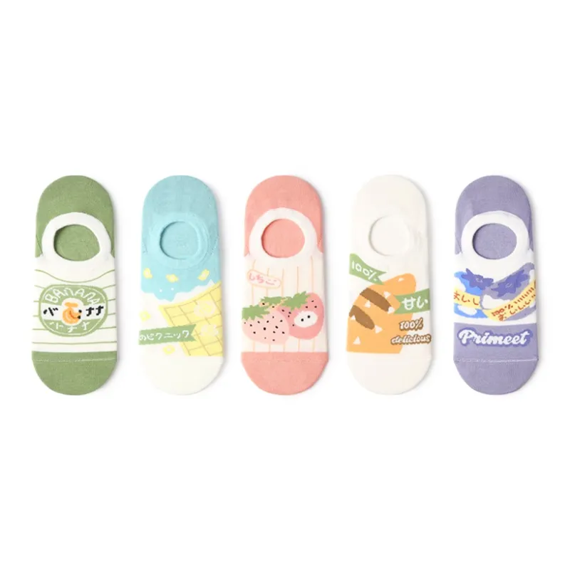 Primeet No Show Socks Women's 5 Pack-22