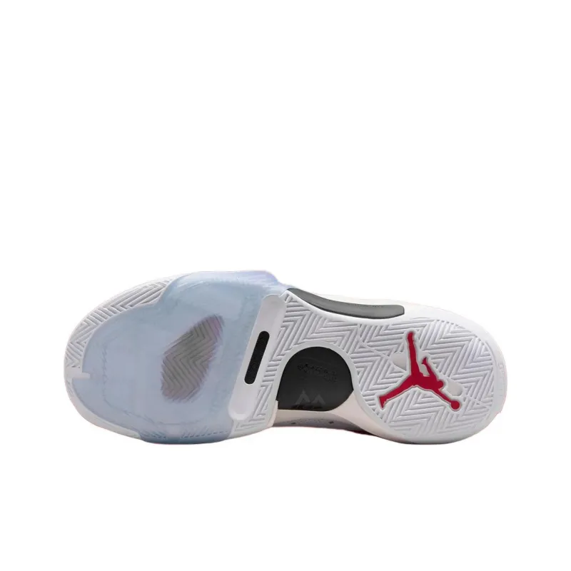 Air Jordan Westbrook One Take 5 'White Black Gym Red'-4
