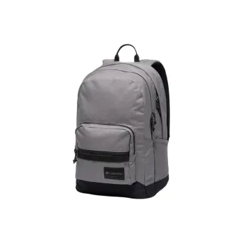 Columbia Polyester Backpack Unisex City Gray With Black Accents