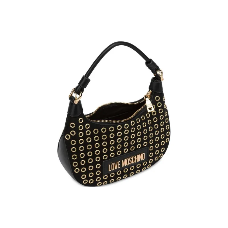 LOVE MOSCHINO Polyurethane Shoulder Bag Crossbody Bag Handbag Mini Women's Black-1