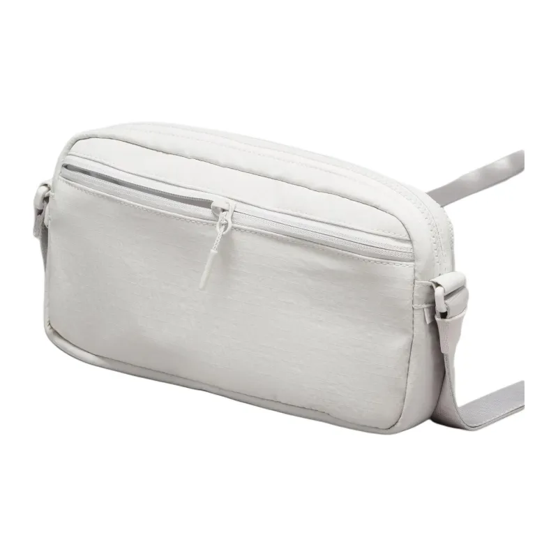 Lululemon Nylon Shoulder Bag Crossbody Bag Unisex Steam Gray-2