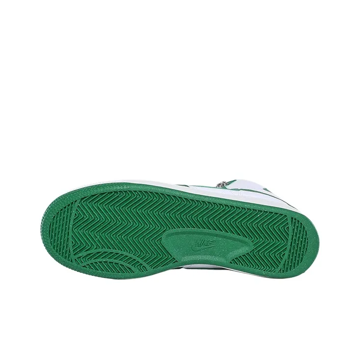 Nike Terminator High Basic Durable Breathable Mid-Top Skateboard Shoes Unisex Green-4