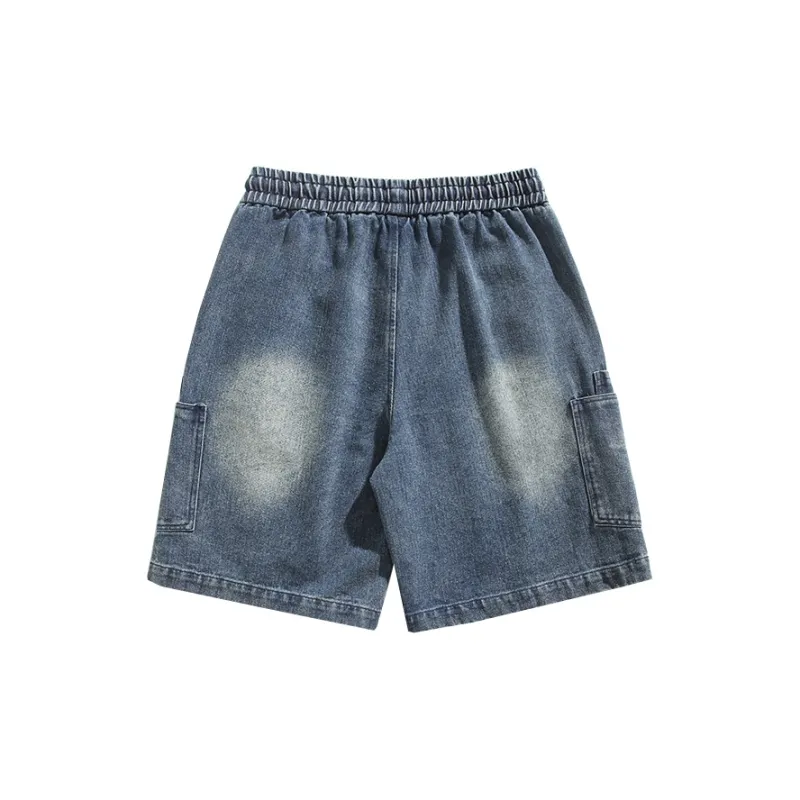 NORTHMORE Denim Shorts Unisex Yellow Mud-6