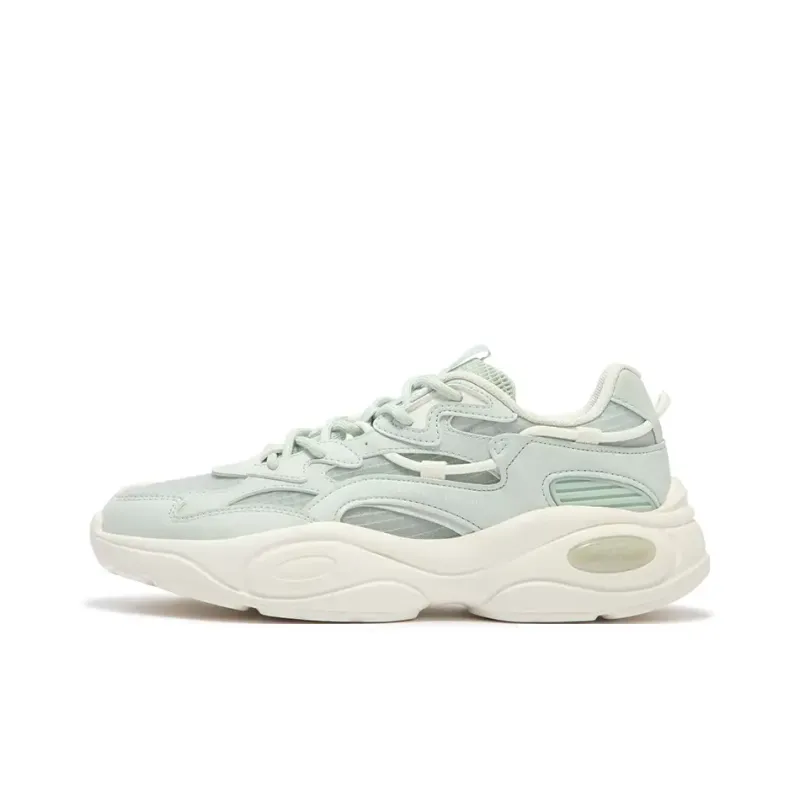 361° Surge 2 Breathable Low Top Chunky Sneakers Women's Green White-0