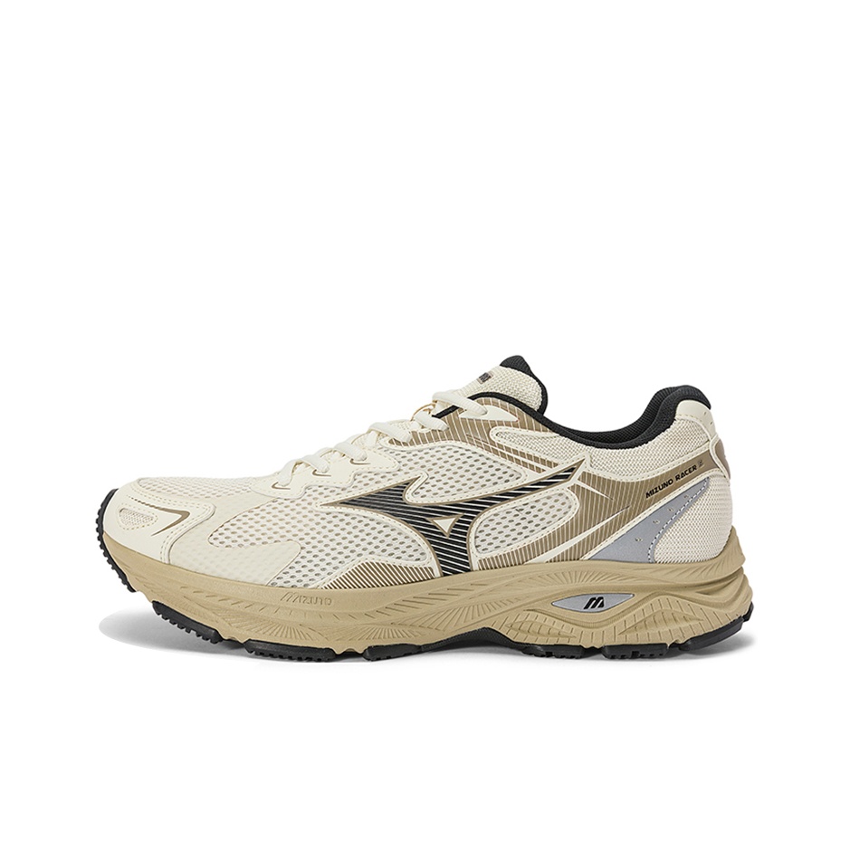 Mizuno Racer S Running Shoes Unisex Low top Bamboo Shoots mud black US M 6.5