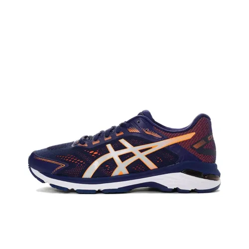 Asics GT 2000 7 2E Wide 'Indigo Shocking Orange'