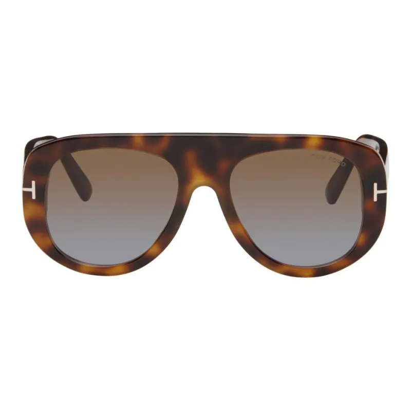 TOM FORD Cecil Tortoiseshell D-frame Sunglasses-0