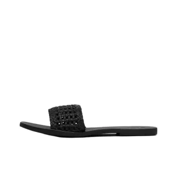 ST. AGNI Slide Slippers Women's Black