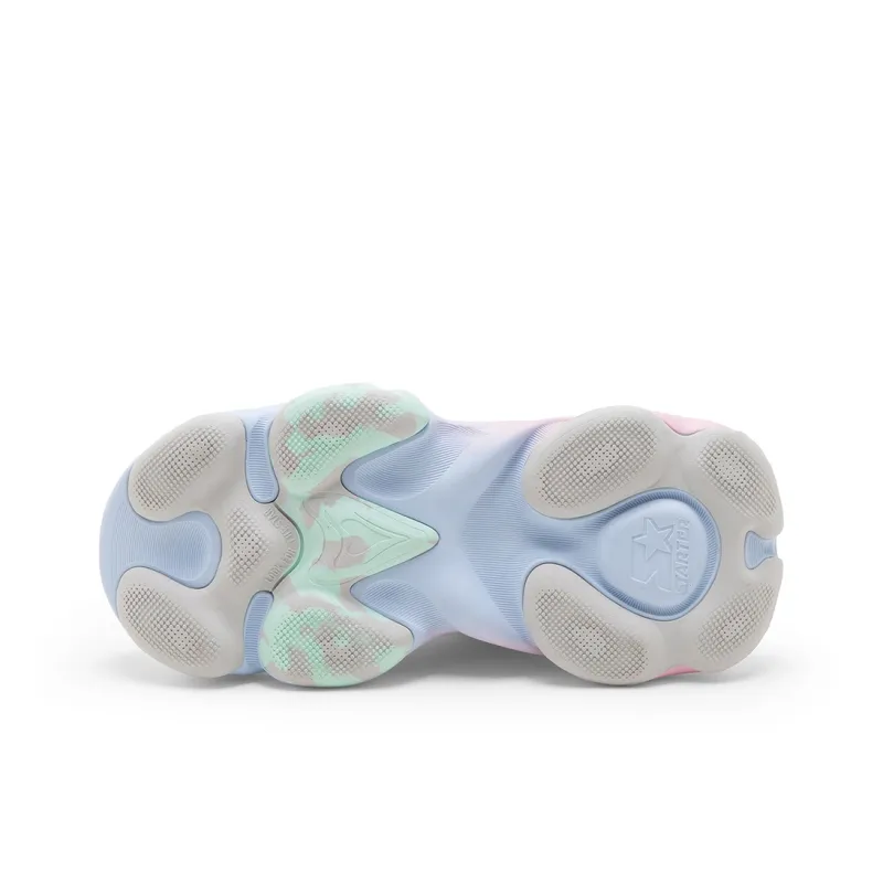 STARTER Chunky Sneakers Women's Low Top White/Pink/Blue-4