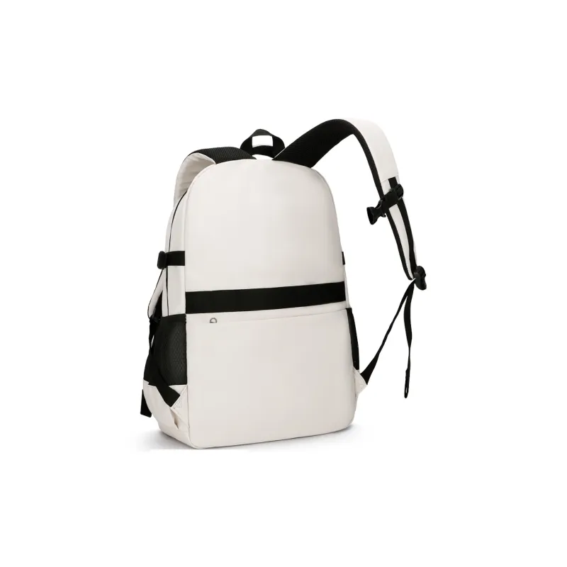 EDISON Water Repellent Oxford Fabric Casual Campus Backpack Handbag Regular Unisex Black/Red/Blue/Ecru-18