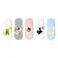 Ballet Bunny No-Show Boat Socks-C Set[7A Antibacterial/Silicone Anti-Slip]