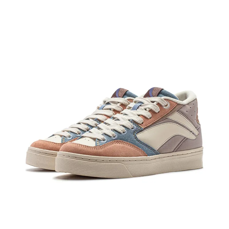 LiNing Wave 180 Wear resistant And Lightweight Mid Top Skateboard Shoes Women's-2