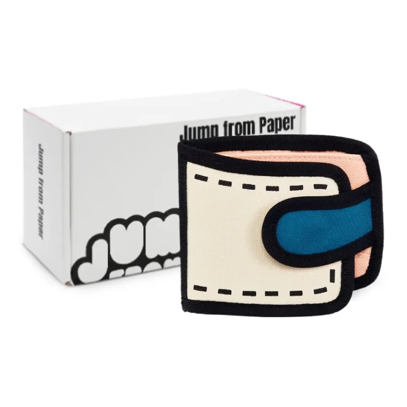 JumpFromPaper Polyester Money Clip Cropped Wallet Regular Unisex Khaki-1