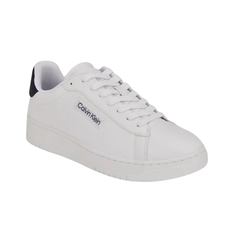 CALVIN KLEIN Horaldo Low Top Skateboard Shoes Men's White-2